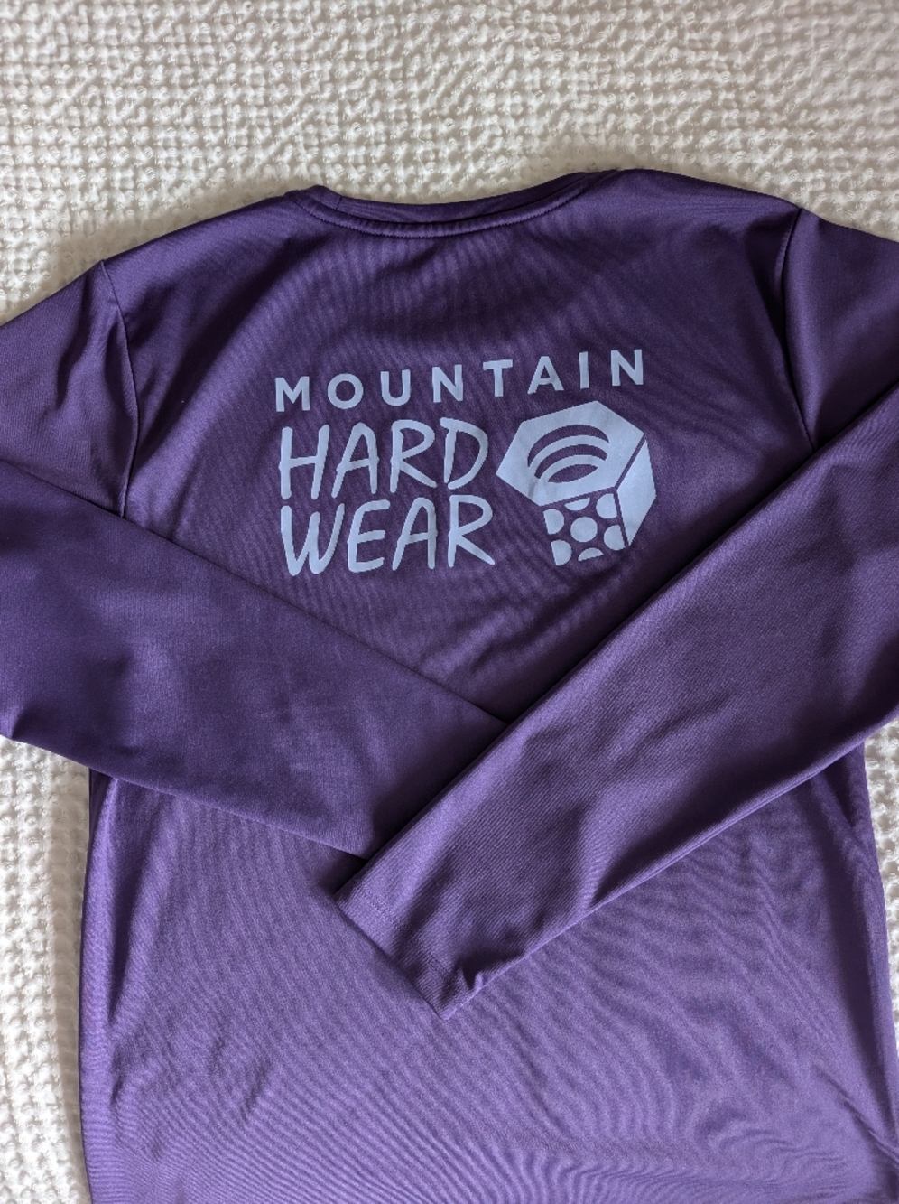 Mountain Hardwear Purple Long Sleeve Logo Tee Size XS-S